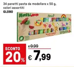 Iper La Grande 34 panetti pasta da modellare GLOBO offerta