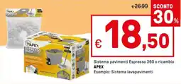 Iper La Grande Sistema pavimenti Espresso 360 o ricambio APEX offerta