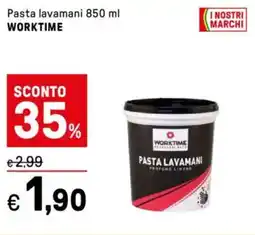 Iper La Grande Pasta lavamani WORKTIME offerta