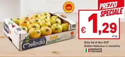 Iper La Grande Mela Val di Non DOP Golden Delicious in cassetta offerta
