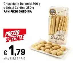 Iper La Grande Grissi delle Dolomiti o Grissi Cortina PANIFICIO GHEDINA offerta
