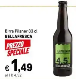 Iper La Grande Birra Pilsner BELLAFRESCA offerta