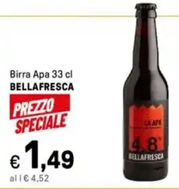 Iper La Grande Birra Apa BELLAFRESCA offerta