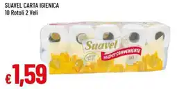 A&O Suavel carta igienica 10 rotoli 2 veli offerta
