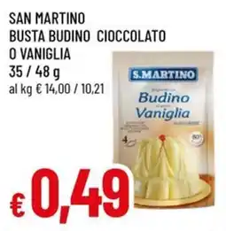 A&O San martino busta budino cioccolato o vaniglia offerta