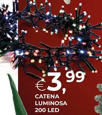 Catena luminosa 200 led