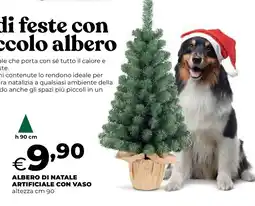 Ipercoop Albero di natale artificiale con vaso offerta