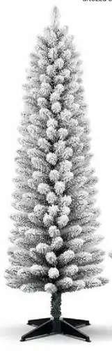 Ipercoop Albero di natale artificiale in pvc slim effetto innevato offerta
