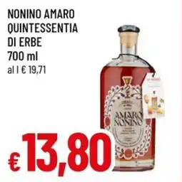 A&O Nonino amaro quintessentia di erbe offerta