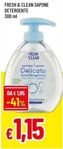 A&O Fresh & clean sapone detergente offerta