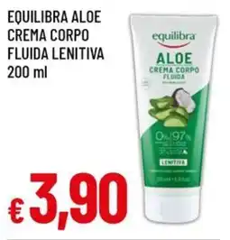 A&O Equilibra aloe crema corpo fluida lenitiva offerta