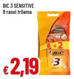 A&O BIC 3 SENSITIVE 8 rasoi trilama offerta