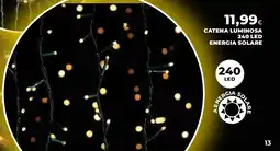 Ipercoop Catena luminosa 240 led energia solare offerta