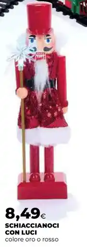 Ipercoop Schiaccianoci con luci offerta