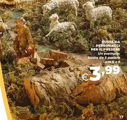 Ipercoop Busta da personaggi per il presepe offerta