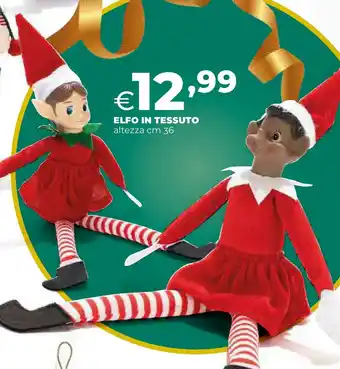 Ipercoop Elfo in tessuto offerta