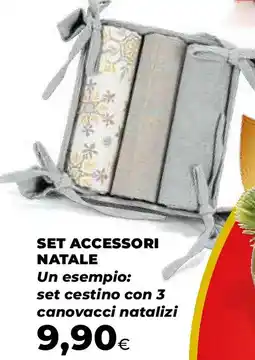 Ipercoop Set accessori natale offerta