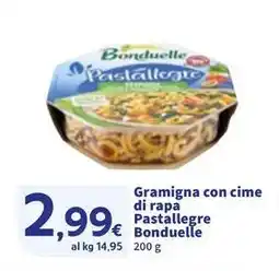 Sigma Gramigna con cime di rapa Pastallegre Bonduelle offerta