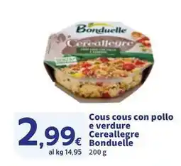 Sigma Cous cous con pollo e verdure Cereallegre Bonduelle offerta