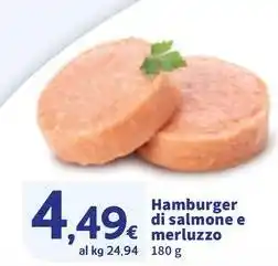 Sigma Hamburger di salmone e merluzzo offerta