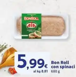 Sigma Bon Roll con spinaci offerta
