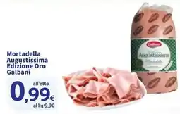 Sigma Mortadella Augustissima Edizione Oro Galbani offerta