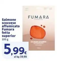Sigma Salmone scozzese affumicato Fumara fetta superior offerta