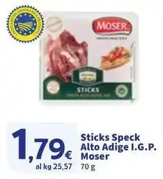 Sigma Sticks Speck Alto Adige I.G.P. Moser offerta