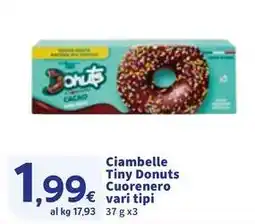 Sigma Ciambelle Tiny Donuts Cuorenero offerta