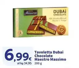 Sigma Tavoletta Dubai Chocolate Maestro Massimo offerta