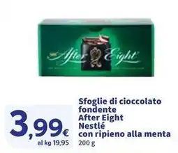 Sigma Sfoglie di cioccolato fondente After Eight Nestlé offerta
