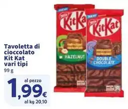 Sigma Tavoletta di cioccolato Kit Kat offerta