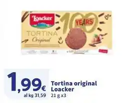 Sigma Tortina original Loacker offerta