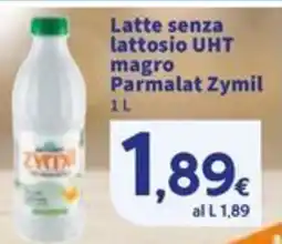 Sigma Latte senza lattosio UHT magro Parmalat Zymil offerta