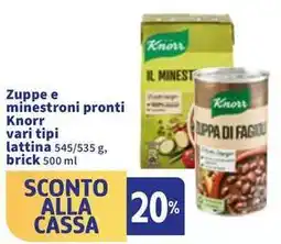 Sigma Zuppe e minestroni pronti Knorr offerta