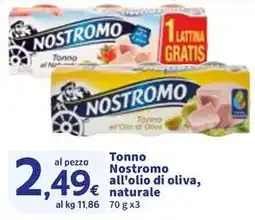 Sigma Tonno Nostromo all'olio di oliva, naturale offerta