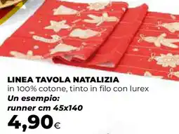 Ipercoop Linea tavola natalizia offerta
