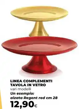 Ipercoop Linea complementi tavola in vetro offerta