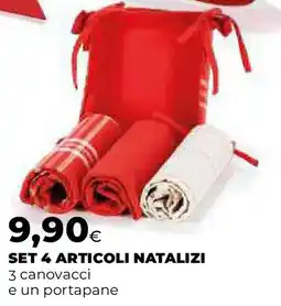 Ipercoop Set 4 articoli natalizi offerta