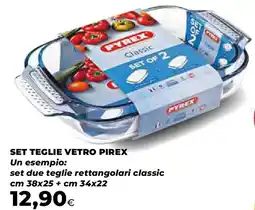 Ipercoop Set teglie vetro pirex offerta