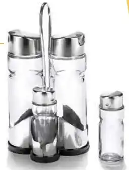 Ipercoop Menage 4 pezzi olio, aceto, sale e pepe offerta