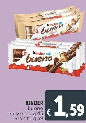 Deco Supermercati Kinder bueno offerta