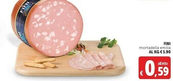 Deco Supermercati Fini mortadella emilia offerta