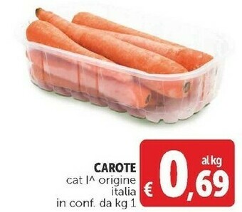 Deco Supermercati Carote offerta