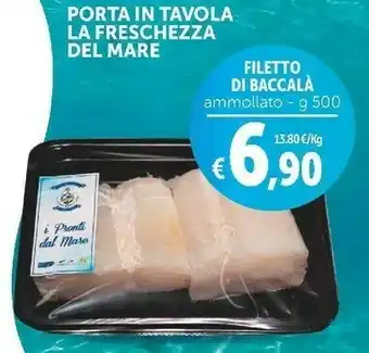 Deco Supermercati Filetto di baccalà 500 g offerta