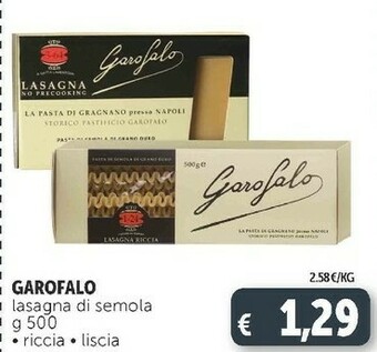 Deco Supermercati Lasagna riccia offerta