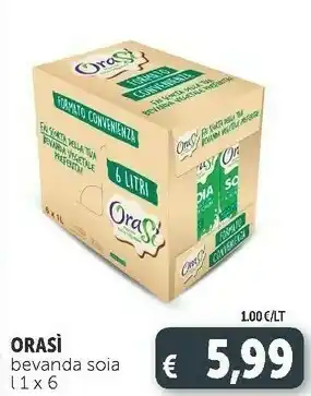 Deco Supermercati Orasi bevanda soia 1000 ml offerta