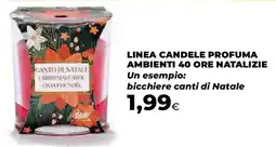 Ipercoop Linea candele profuma ambienti 40 ore natalizie offerta