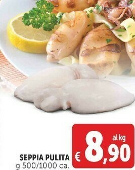 Deco Supermercati Seppia pulita offerta