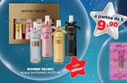Acqua & Sapone WOMEN' SECRET acqua profumata offerta
